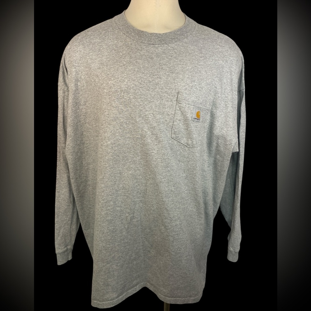 Carhartt Heather Gray Long Sleeve Tee Men’s 4XL